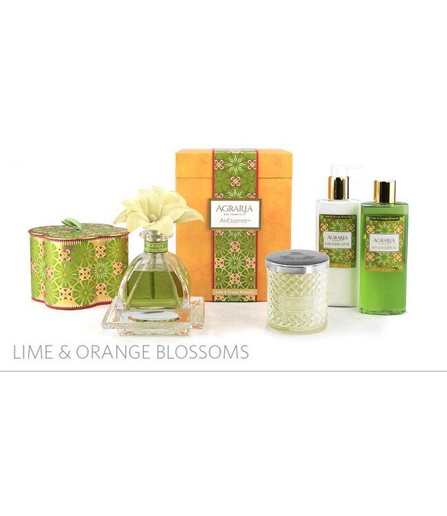 Agraria Lime & Orange Blossom Crystal Candle Petite 3.4oz