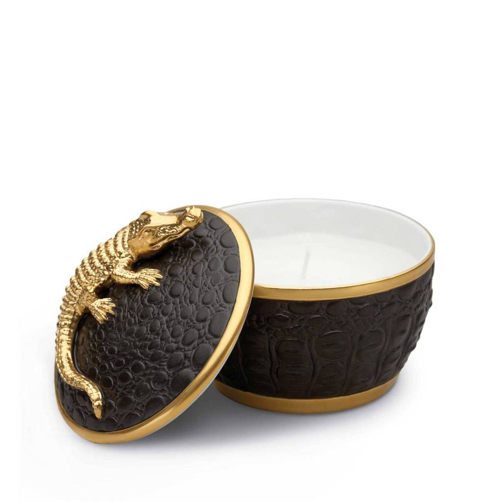 Crocodile Candle Gold Cayen Home