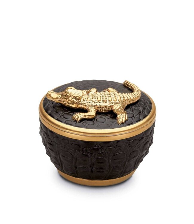 L’Objet Crocodile Candle Gold