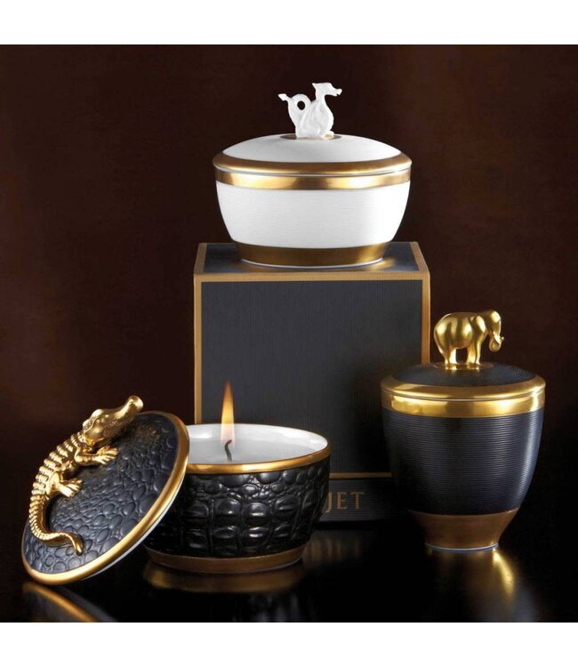 L’Objet Crocodile Candle Gold