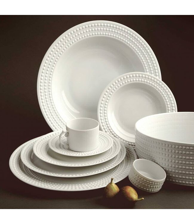 L'Objet Display: Perlée White Dessert Plate