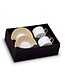 L’Objet Perlée Gold Tea Cup + Saucer (Gift Box of 2)