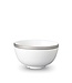 L'Objet Display: Soie Tressée Platinum Cereal Bowl