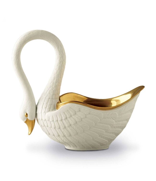 L’Objet Swan Bowl White Large