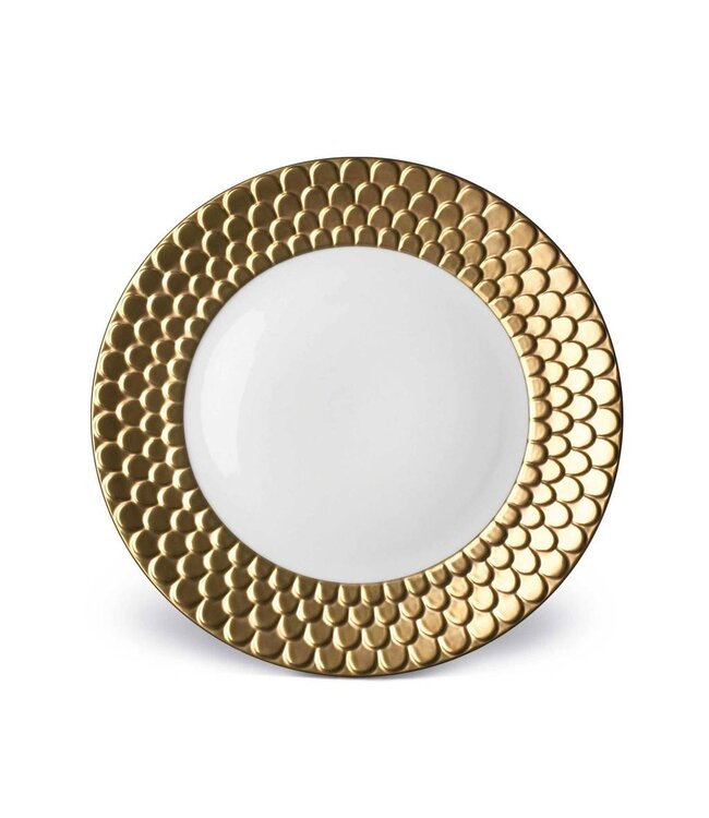 L’Objet Aegean Dinner Plate Gold