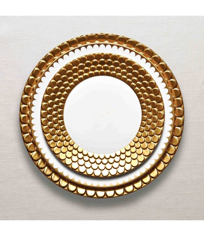 L’Objet Aegean Dinner Plate Gold