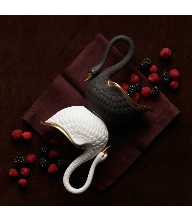 L’Objet Swan Bowl White Medium