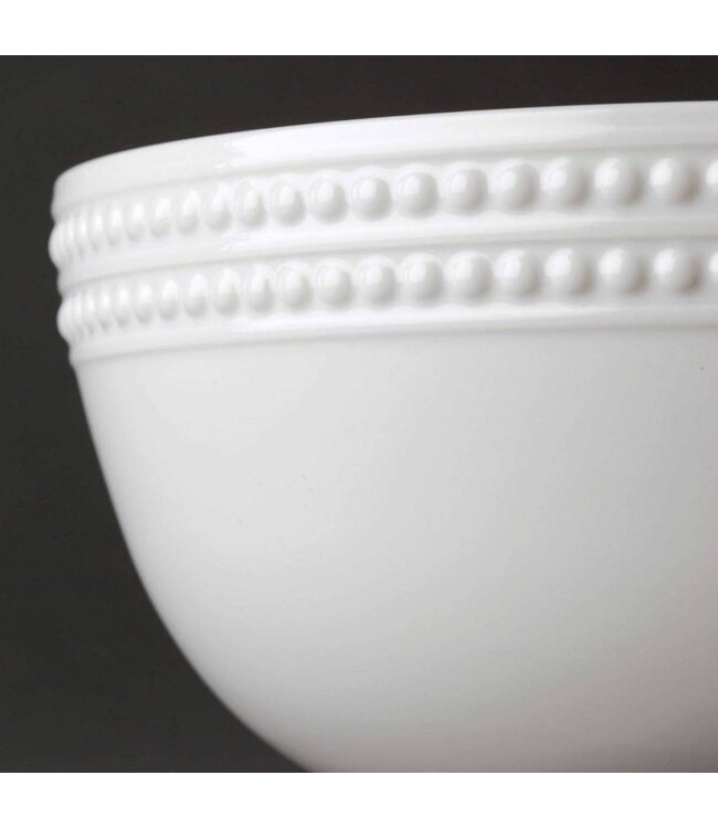 L'Objet Display: Perlée White Cereal Bowl