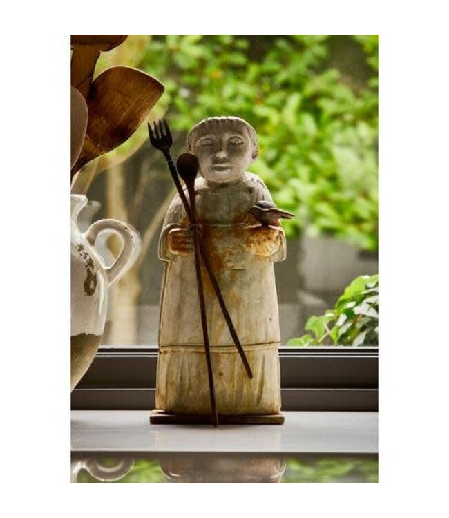 Jan Barboglio San Pasqual Statue - Patron of Chefs and Cooks