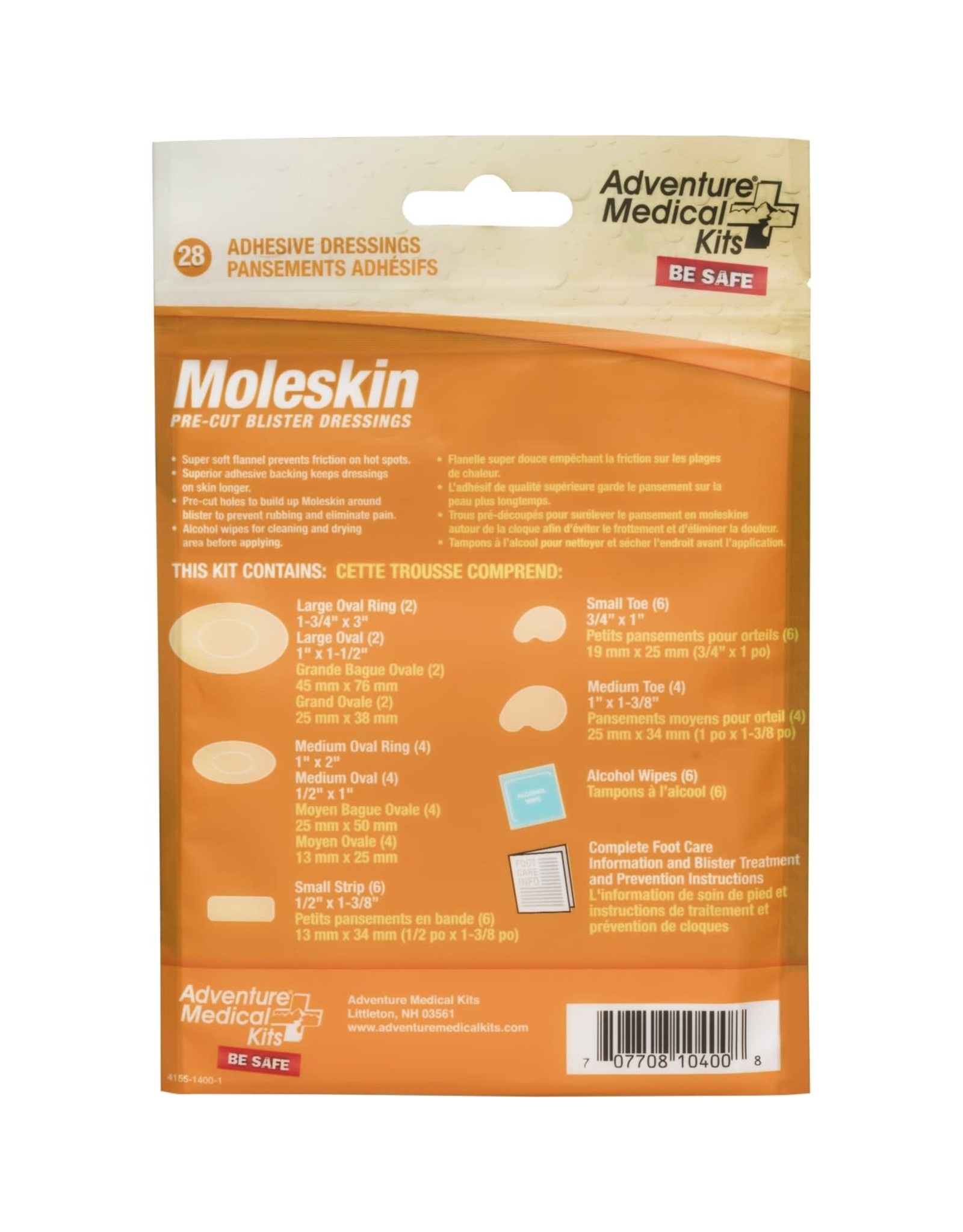 Adventure Medical Kits Adventure Medical Kits Moleskin Pre-cut and Shaped