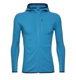 Icebreaker Mens Descender LS Zip Hood