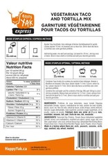 Happy Yak Happy Yak Vegetarian Taco and Tortilla Mix