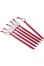 MSR MSR Groundhog Stake Kit Red