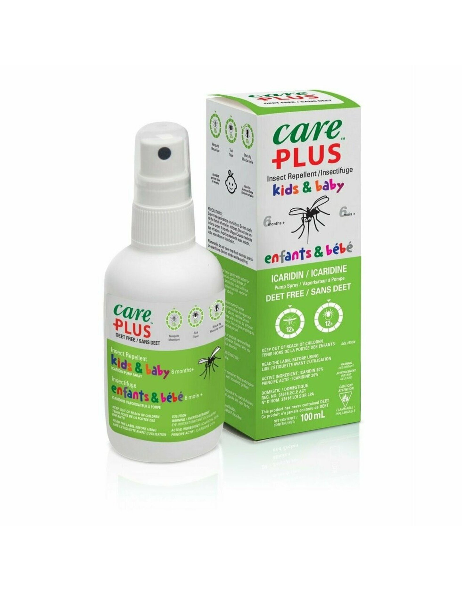 Care Plus Icaridin Kids and Baby 100ml - Outdoor Elements