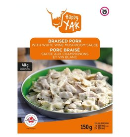 Happy Yak Braised Pork w/White Wine Mushroom Sauce