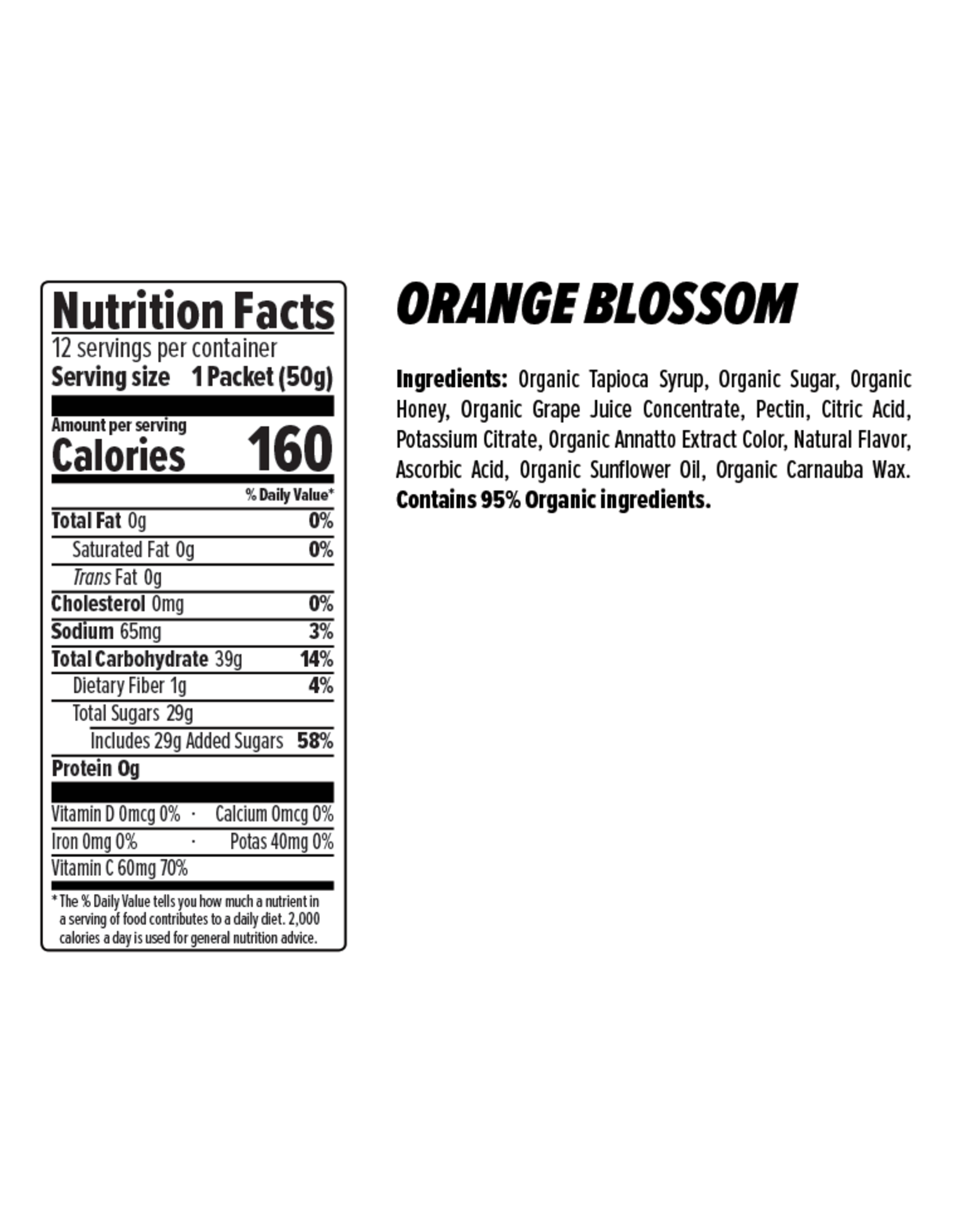 Honey Stinger Honey Stinger Organic Energy Chews Orange Blossom