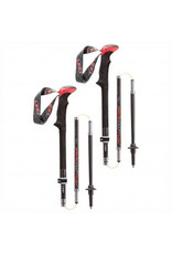 Leki Leki Micro Vario Carbon Trekking Pole Black/Red 110-130