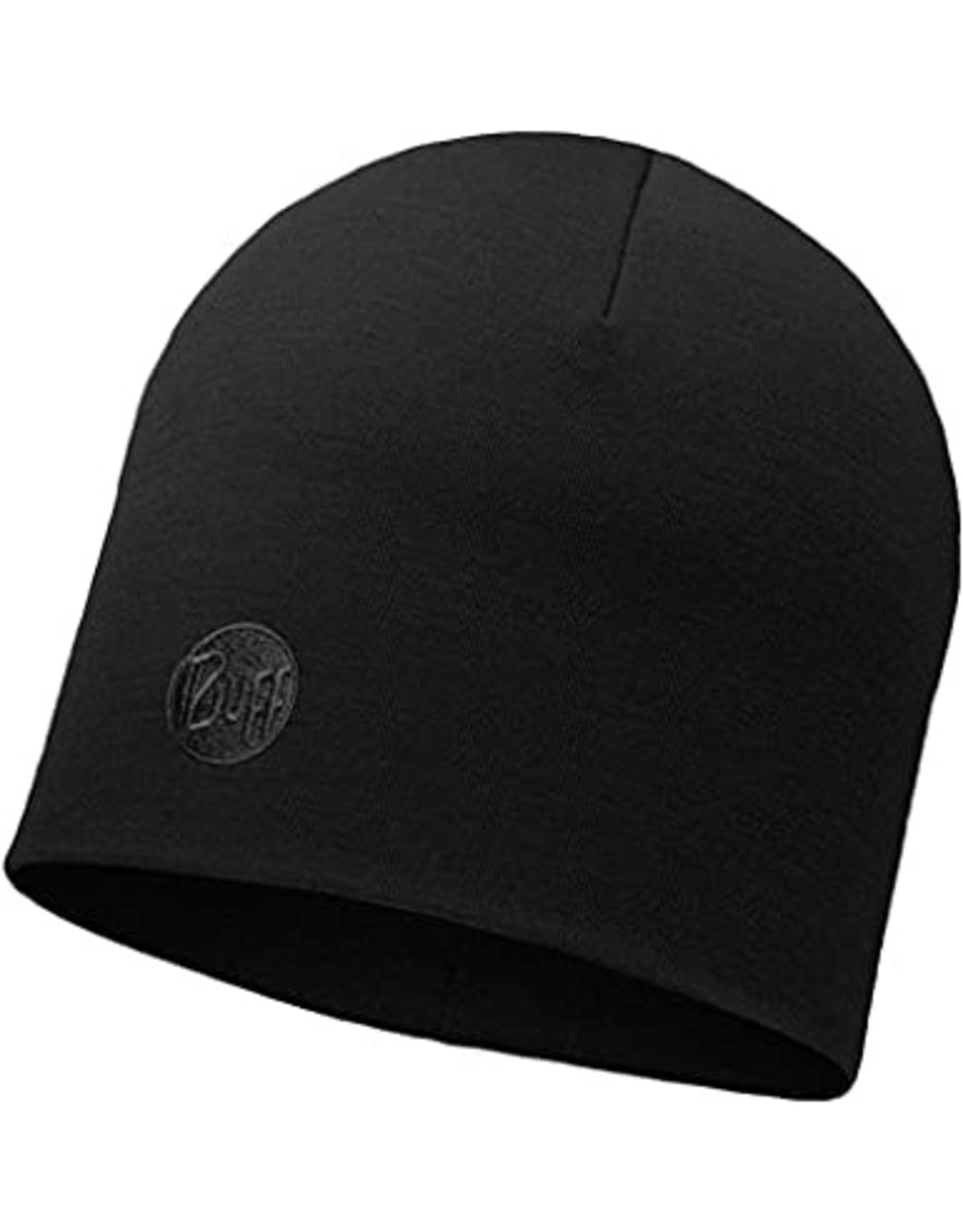 Buff Buff Heavyweight Merino Wool Beanie Solid Black