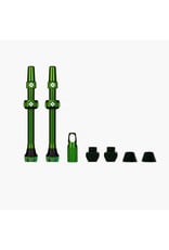 Muc-Off Muc-Off, Tubeless Valve, Presta, 44mm, Green, Pair