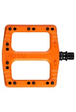 Deity, Deftrap, Platform Pedals, Body: Nylon, Spindle: Cr-Mo, Orange, Pair