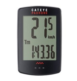 CatEye Padrone +, Cyclomètre, Black