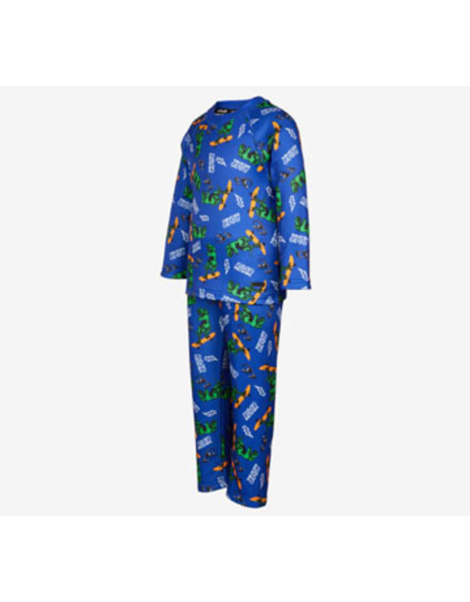 Kombi Kombi B3 Velvet Fleece Set Childrens Blue Skate Dino