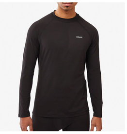 Kombi Kombi RedHEAT Active Crew Top Mens Black/Grey