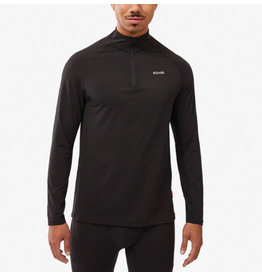 Kombi Kombi RedHEAT Active Zip Top Mens Black/Grey