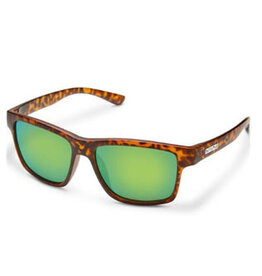 SUNCLOUD Suncloud A-Team - Matte Tortoise , Polarized Green Mirror