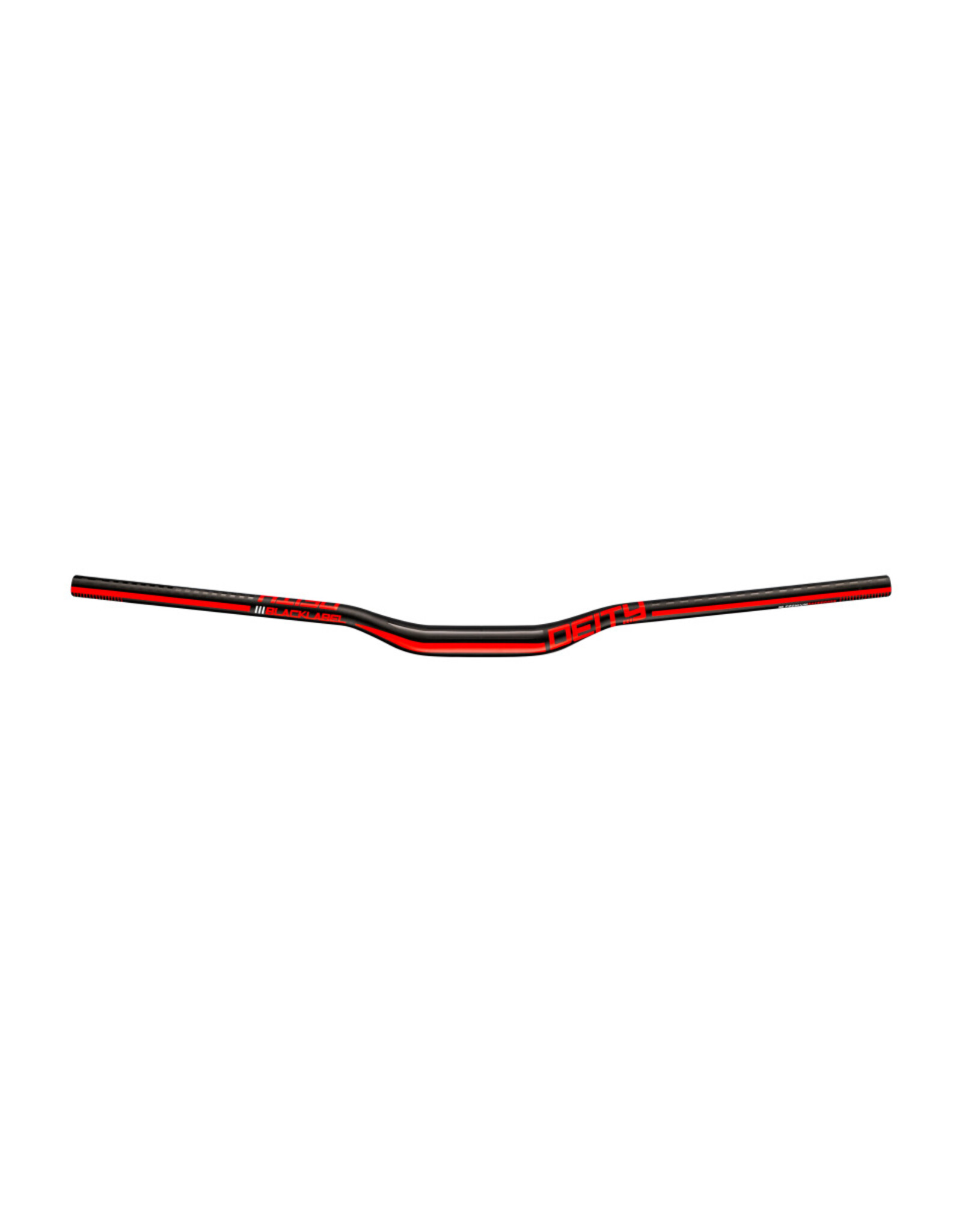 Deity, Black Label 25, MTB Handlebar, Diameter: 31.8mm, 800mm, Rise: 25mm, Red