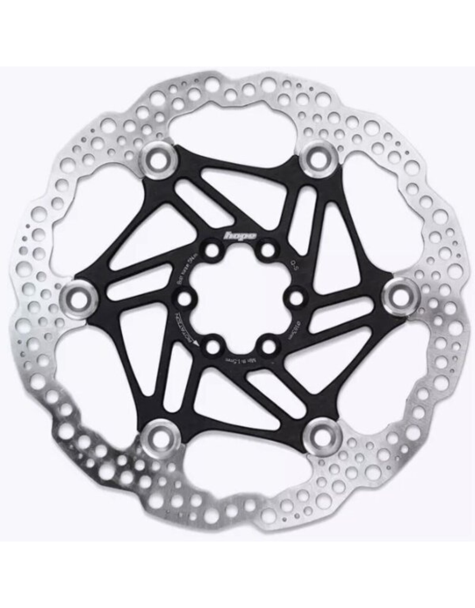 Hope HOPE FLOATING DISC - 180MM 6 BOLT-FLOAT-BLACK