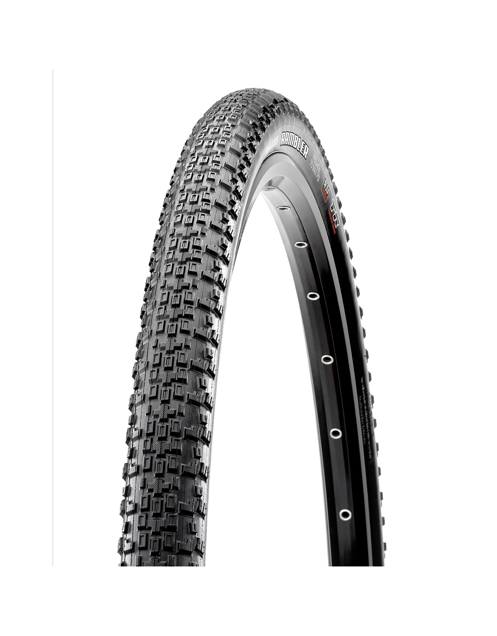 Maxxis Maxxis, Rambler, Tire, 700x45C, Folding, Tubeless Ready, Dual, EXO, 120TPI, Black