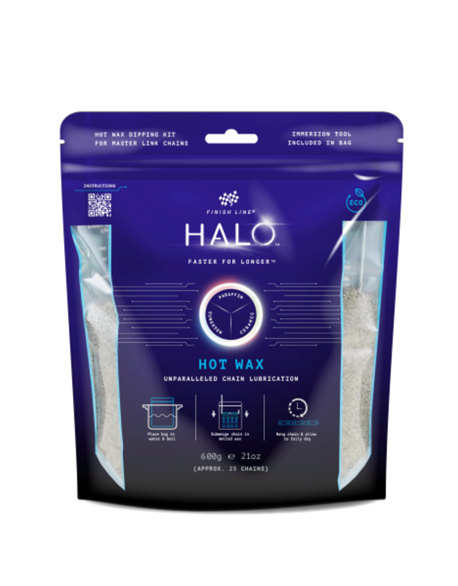 Finish Line HALO HOT WAX LUBE 600G (SINGLE UNIT)