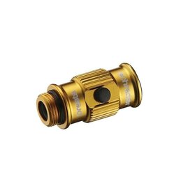 Lezyne Lezyne, ABS Flip Thread Chuck Floor Pumps Head, Yellow