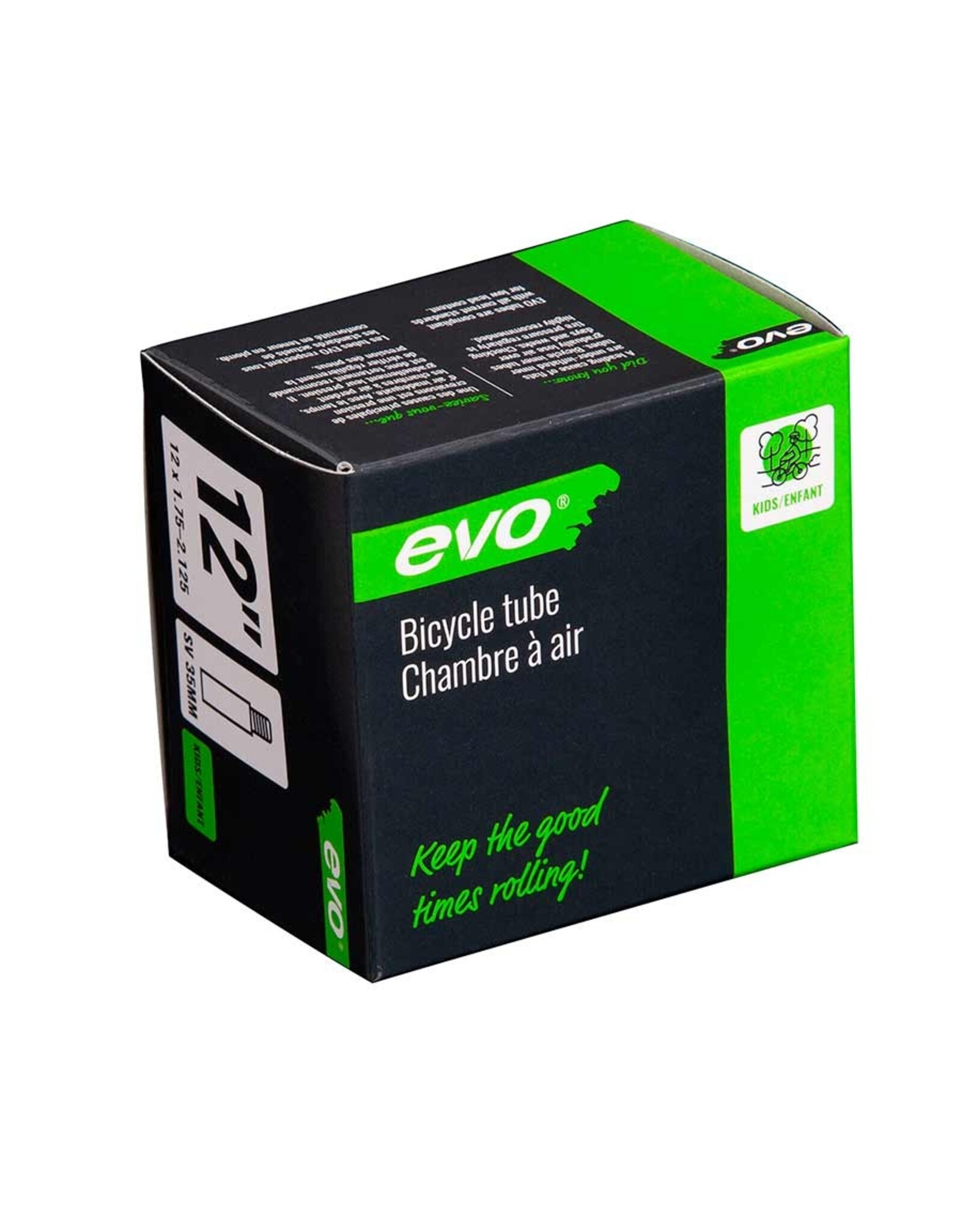 EVO EVO, SV, Tube, Schrader 70°, Length: 35mm, 12-1/2'', 1.75-2.125