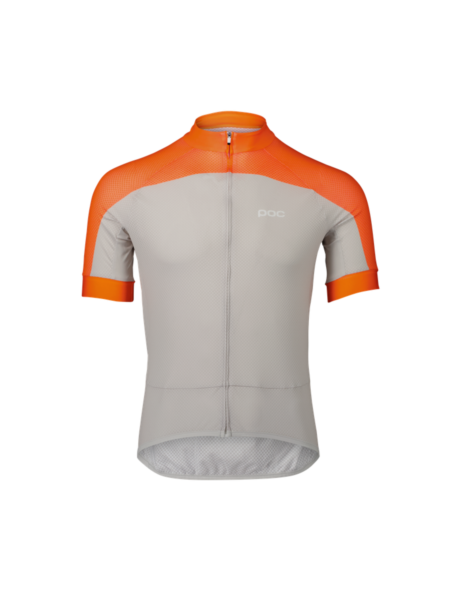 POC POC W's Essential Road Logo Zink Orange/Granite Grey MED
