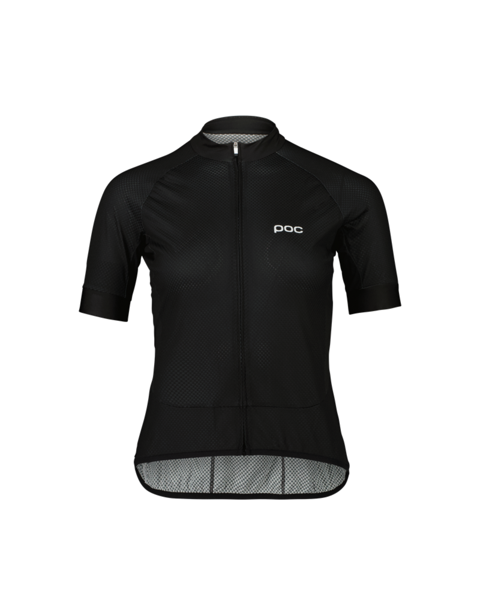 POC POC W's Essential Road Logo Jersey Uranium Black/Hydrogen White LRG