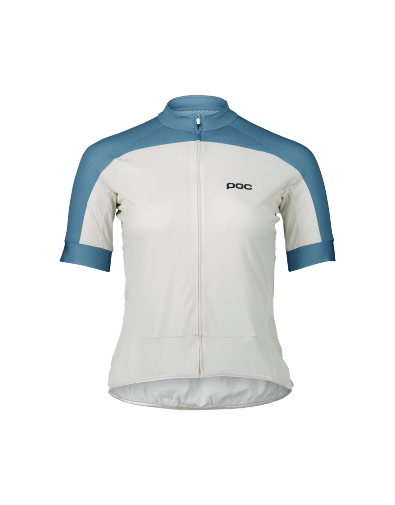 POC POC W's Essential Road Logo Jersey Okenite Off-White/Calcite Blue MED