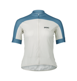 POC POC W's Essential Road Logo Jersey Okenite Off-White/Calcite Blue LRG