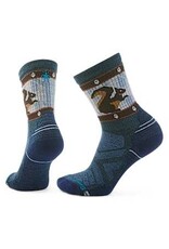 Smartwool Smartwool Women's Hike Light Cushion Squirrely Crew Socks TWILIGHT BLUE M
