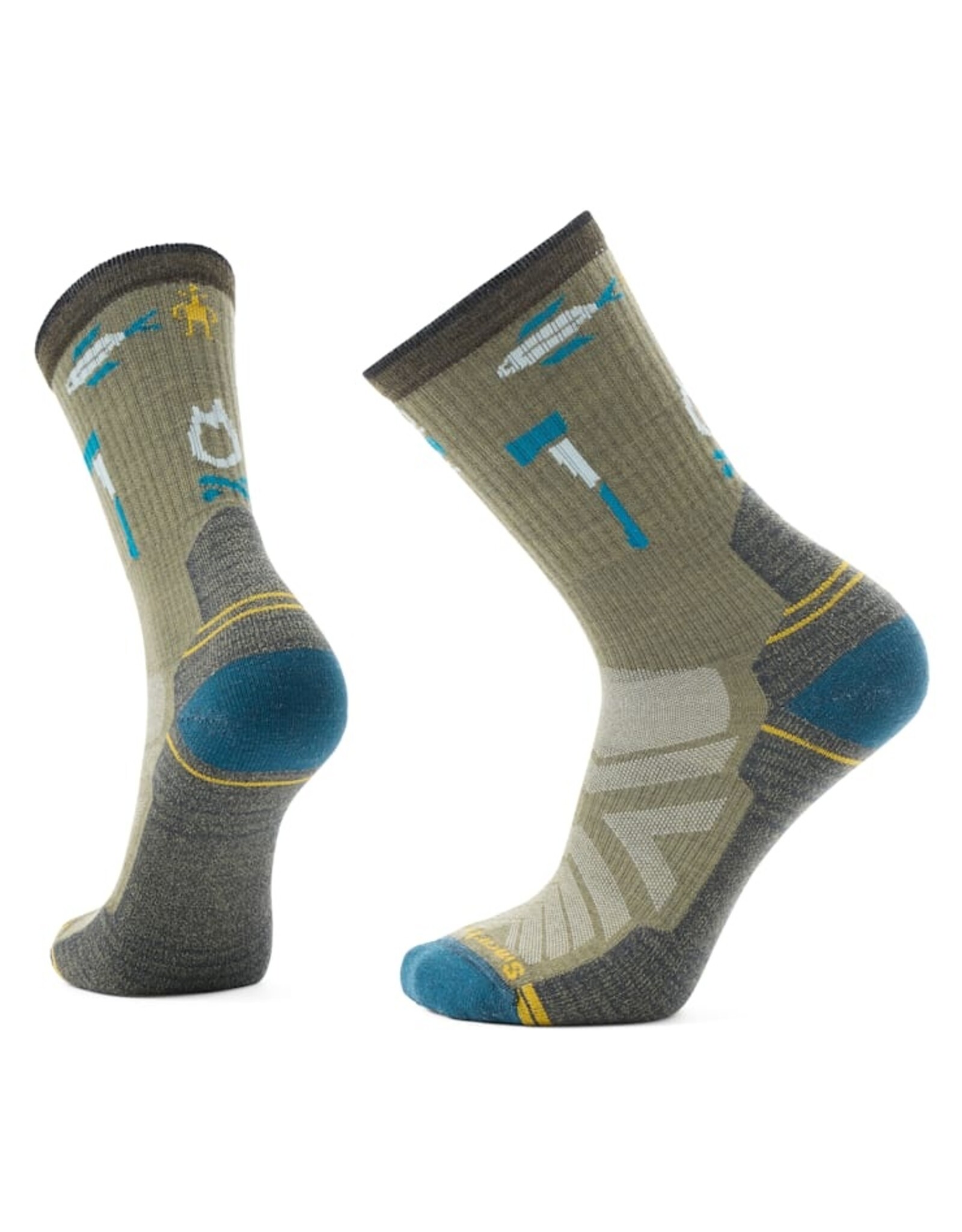 Smartwool Smartwool Hike Light Cushion Camp Gear Crew Socks WINTER MOSS L