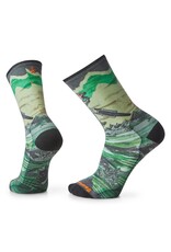Smartwool Smartwool Bike Zero Cushion Wolf Print Crew Socks NATURAL L