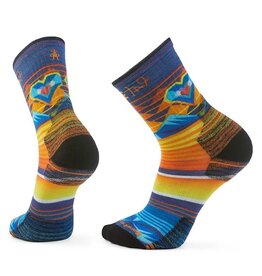 Smartwool Smartwool Hike Targeted Cushion Open Hearts Print Crew Socks MULTI COLOR M
