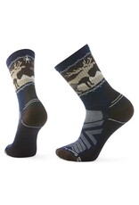Smartwool Smartwool Hike Light Cushion Mountain Moose Crew Socks DEEP NAVY L