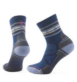 Smartwool Smartwool Women's Hike Light Cushion Zig Zag Valley Mid Crew Socks ASH-CHARCOAL L
