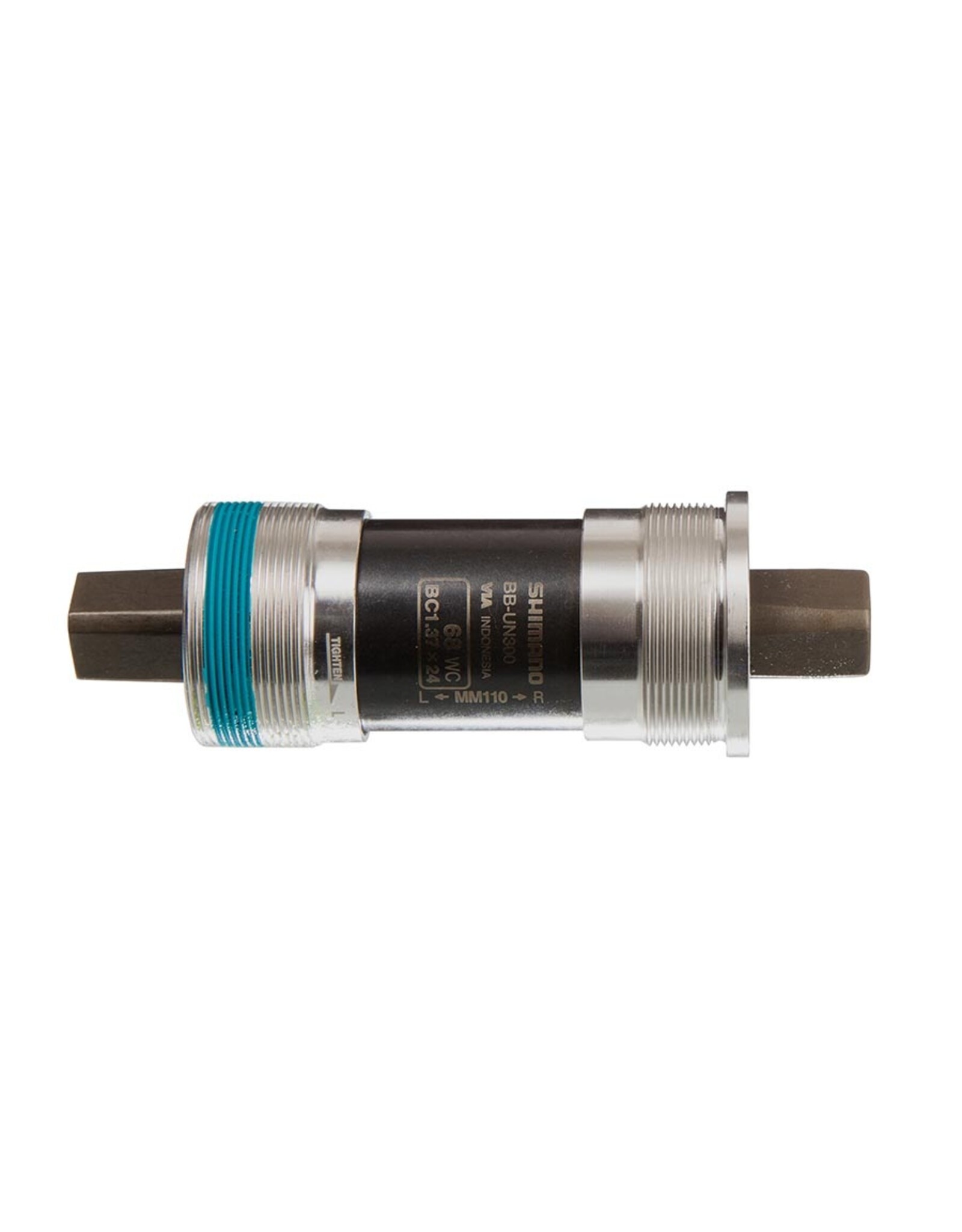 SHIMANO Shimano, BB-UN300, Square Taper BB, British, 68mm, : 117.5mm, Silver