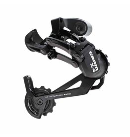 SRAM SRAM, X4, Rear derailleur, 7/8/9 sp, Long cage, Black