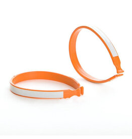 EVO EVO, Plastic Pant Clip With Reflective Stripe, Orange