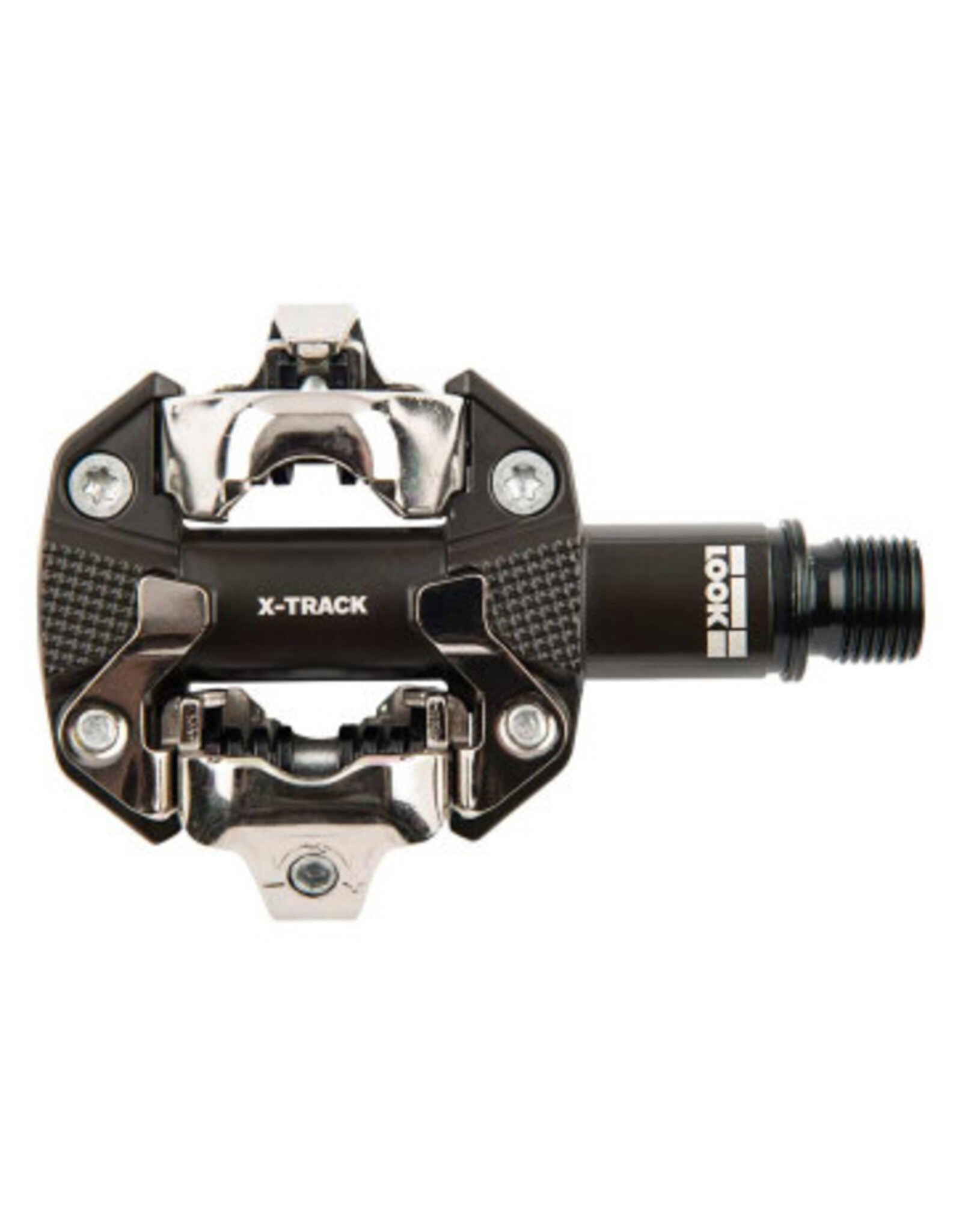 Look Look, X-Track, MTB Clipless Pedals, Aluminum body, Cr-Mo axle, 9/16'', Black