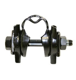 EVO EVO, Saddle clamp, Steel, Black
